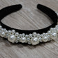 Black and Pearl Headband