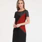 Zapara Asymmetrical Paneled Dress