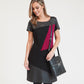 Zapara Asymmetrical Paneled Dress