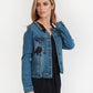 Jewel Trim Denim Jacket-1