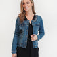 Jewel Trim Denim Jacket-1