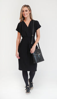 Black Pockets Dress