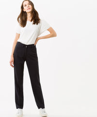 Celine Navy Reg Leg Trousers (32 Inch)