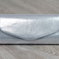 Silver Metallic Clutch