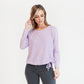 Pearl Detail Lilac Pullover