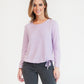 Pearl Detail Lilac Pullover