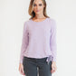 Pearl Detail Lilac Pullover