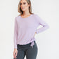 Pearl Detail Lilac Pullover