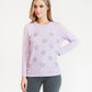 Lilac Star Studded Pullover