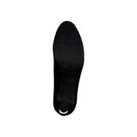 Black Patent Slim Court Shoe