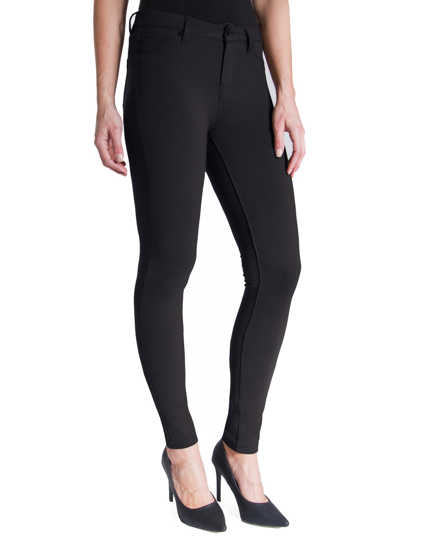 Black Plain Legging Trousers