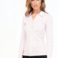 Pink Poplin Collar with Button Detail Knit