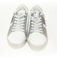 Silver Sparkle and Leopard Print Detail Trainer