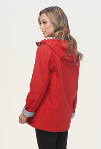 Red Rain Coat