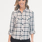 Navy and Pink Checked Shirt