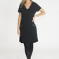 Black V Neck Dress