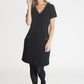 Black V Neck Dress