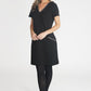 Black V Neck Dress