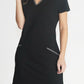 Black V Neck Dress