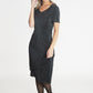 Black Spot Midi Dress