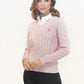 Soft Rose V NECK CABLE KNIT JUMPER