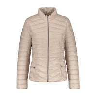 Beige Quilted Jacket