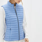 Blue Quilted Gilet