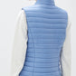 Blue Quilted Gilet