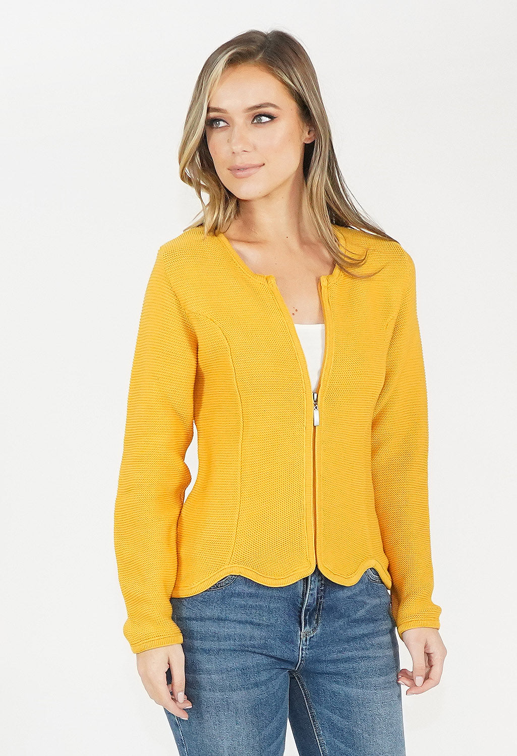 Honey Zip Knit