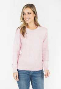 Soft Rose Round Neck Knit