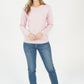 Soft  Rose Round Neck Knit