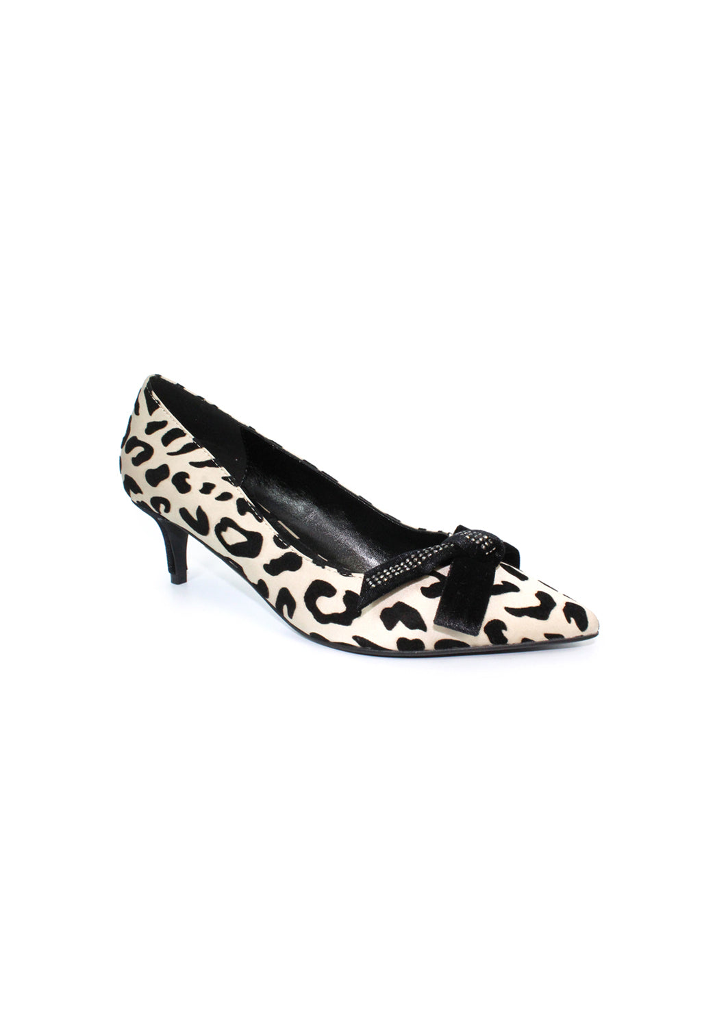 Leopard Kitten Heel Court