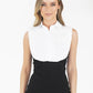 White Pleated Collar Bib-1