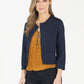 Navy Cropped Jacket