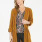 Ochre Drawstring Knit