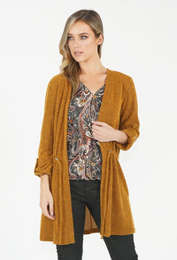 Ochre Drawstring Knit