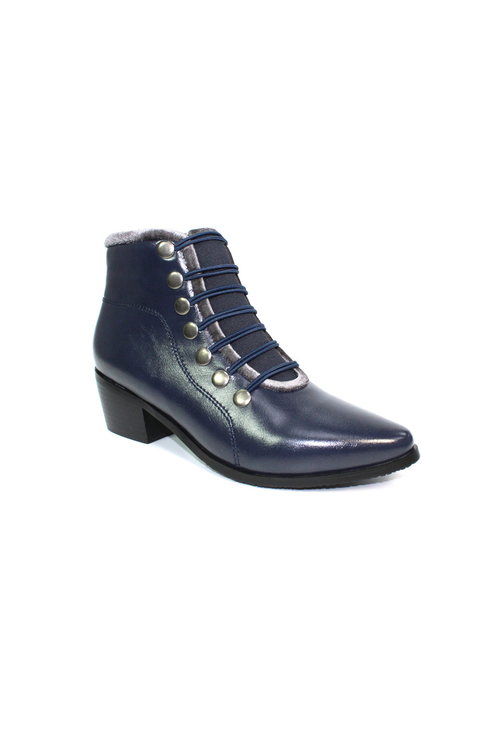 Navy Pixie Style Ankle Boot