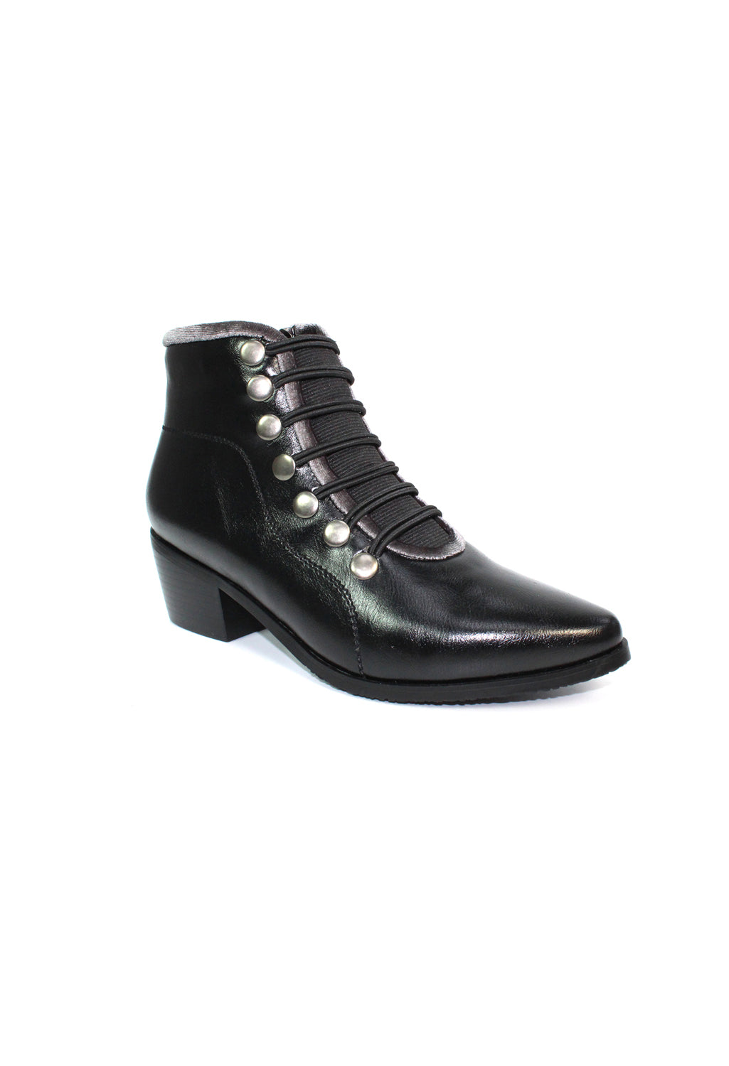 Black Pixie Style Ankle Boot