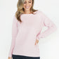 Ribbed Pullover with Button Detail-3