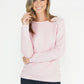 Ribbed Pullover with Button Detail-3