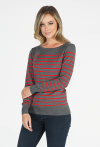 Stripe Pullover Top-1