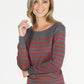 Stripe Pullover Top-1