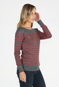 Stripe Pullover Top-1