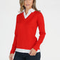 Red 2 in 1 Pullover