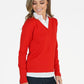 Red 2 in 1 Pullover