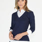 Navy Sparkle 2 in 1 Pullover