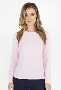 Pink Textured Top