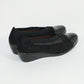 Black Low Wedge Elastic Grip Shoe