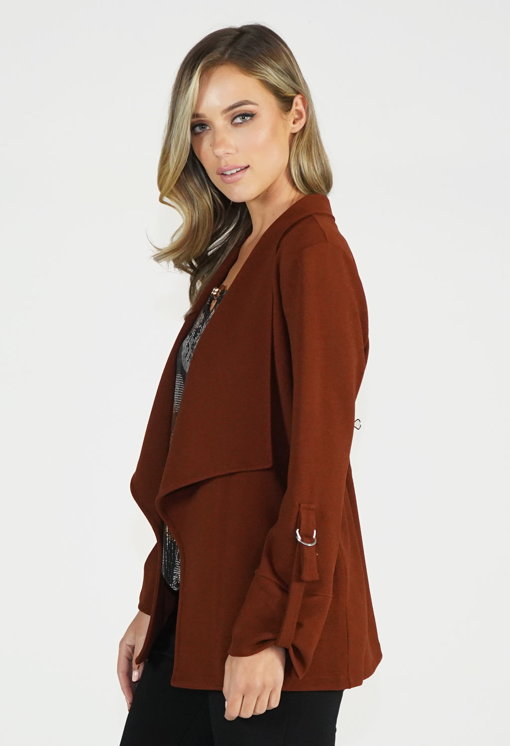 Rust Open Jacket