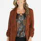 Rust Knit Cardigan